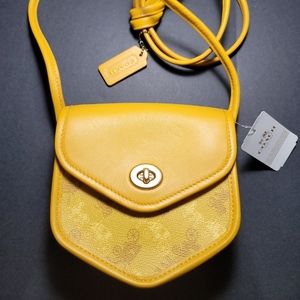 Coach ORIGINALS Horse & Carriage Mini TURNLOCK FLAP POUCH 15 Crossbody